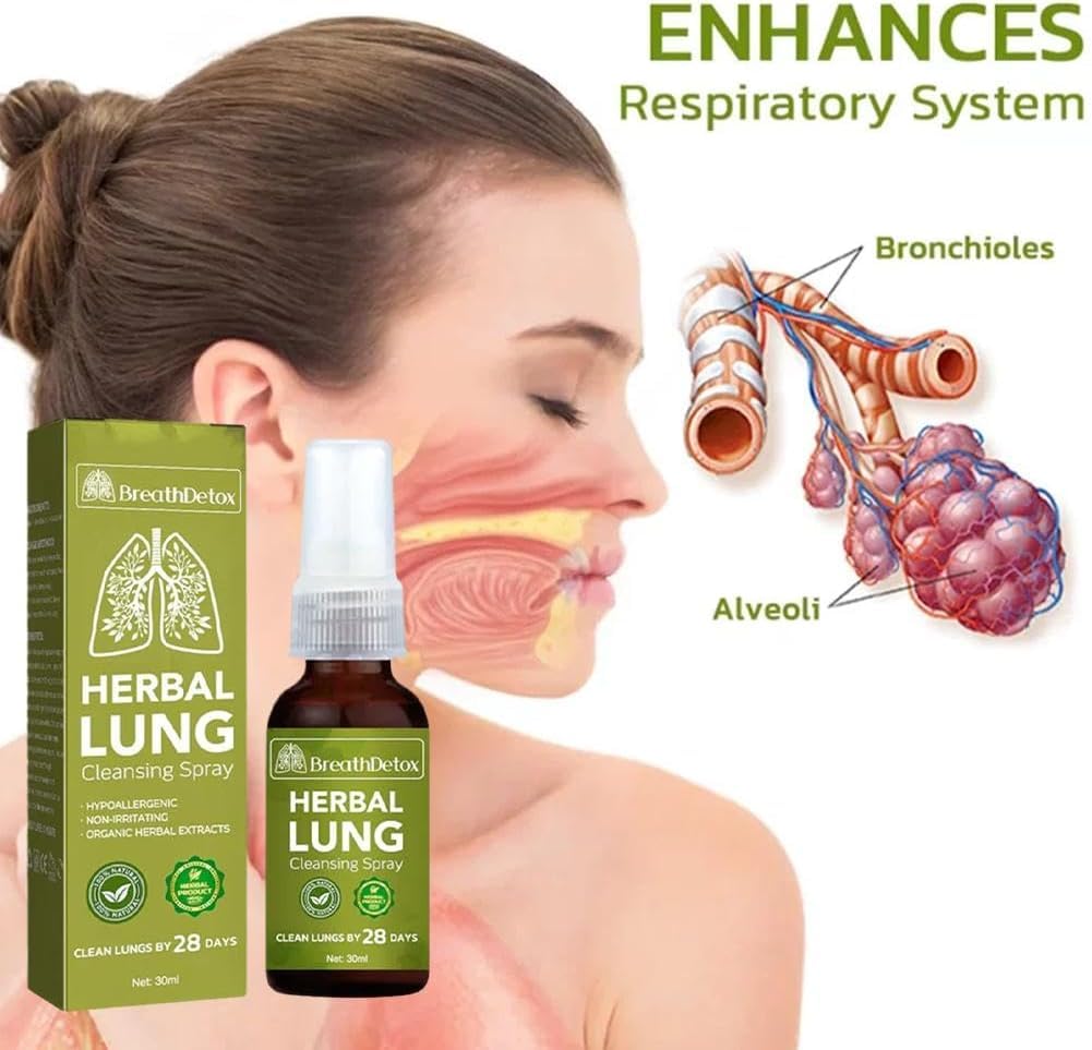 BreathDetox Herbal Lung Cleansing Spray